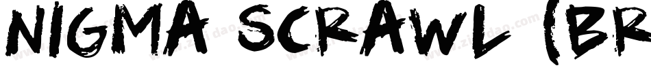 nigma Scrawl (BRK)字体转换